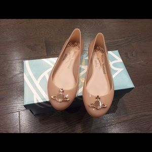 Vividness Westwood + Melissa ballet flats